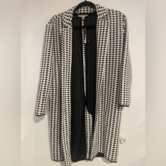 Philosophy Jackets & Blazers - Philosophy Monochrome Houndstooth Jacket Sz M NWT